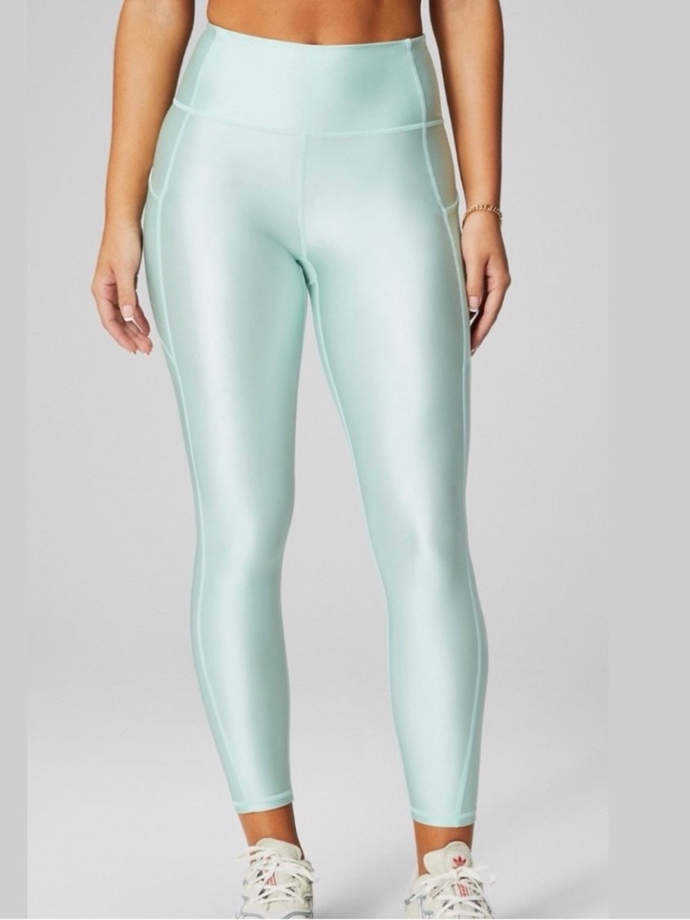 Fabletics Oasis PureLuxe High-Waisted Salt Spray Shine 7/8 Legging Size Large